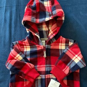 Adorable 3 month Fleece Hooded Jacket